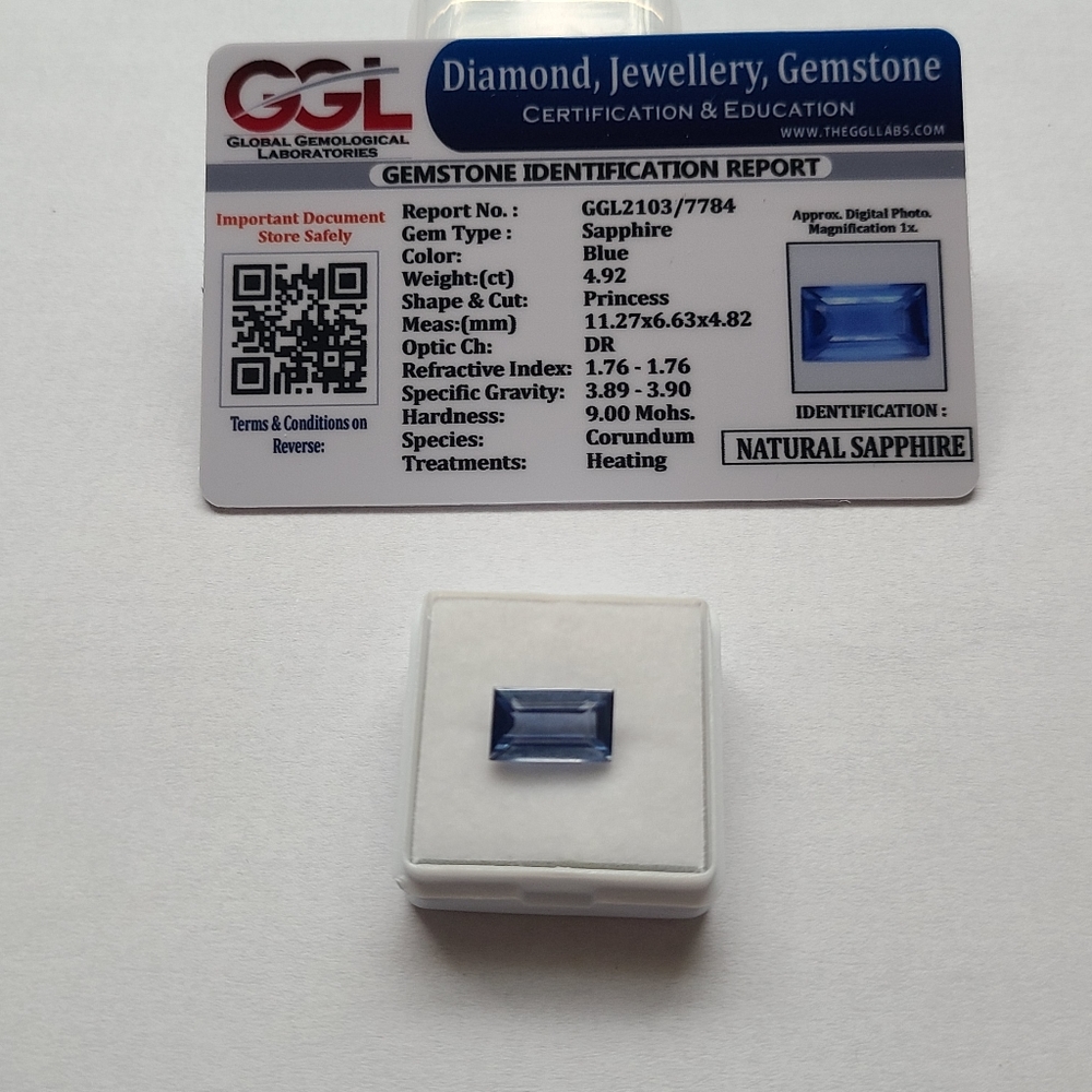 Beautiful sapphire stone